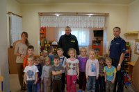 Raciborscy policjanci na spotkaniu z przedszkolakami w Grzegorzowicach