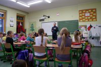 spotkanie w szkole w Brzeziu