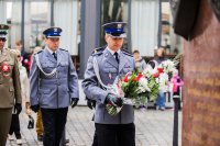 Obchody Święta Konstytucji 3 Maja w Raciborzu z udziałem raciborskiej Policji