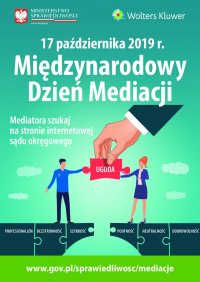 Plakat promujący tydzień mediacji